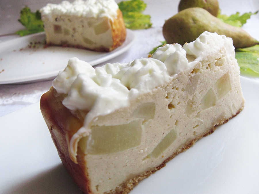 Cheesecake cu pere