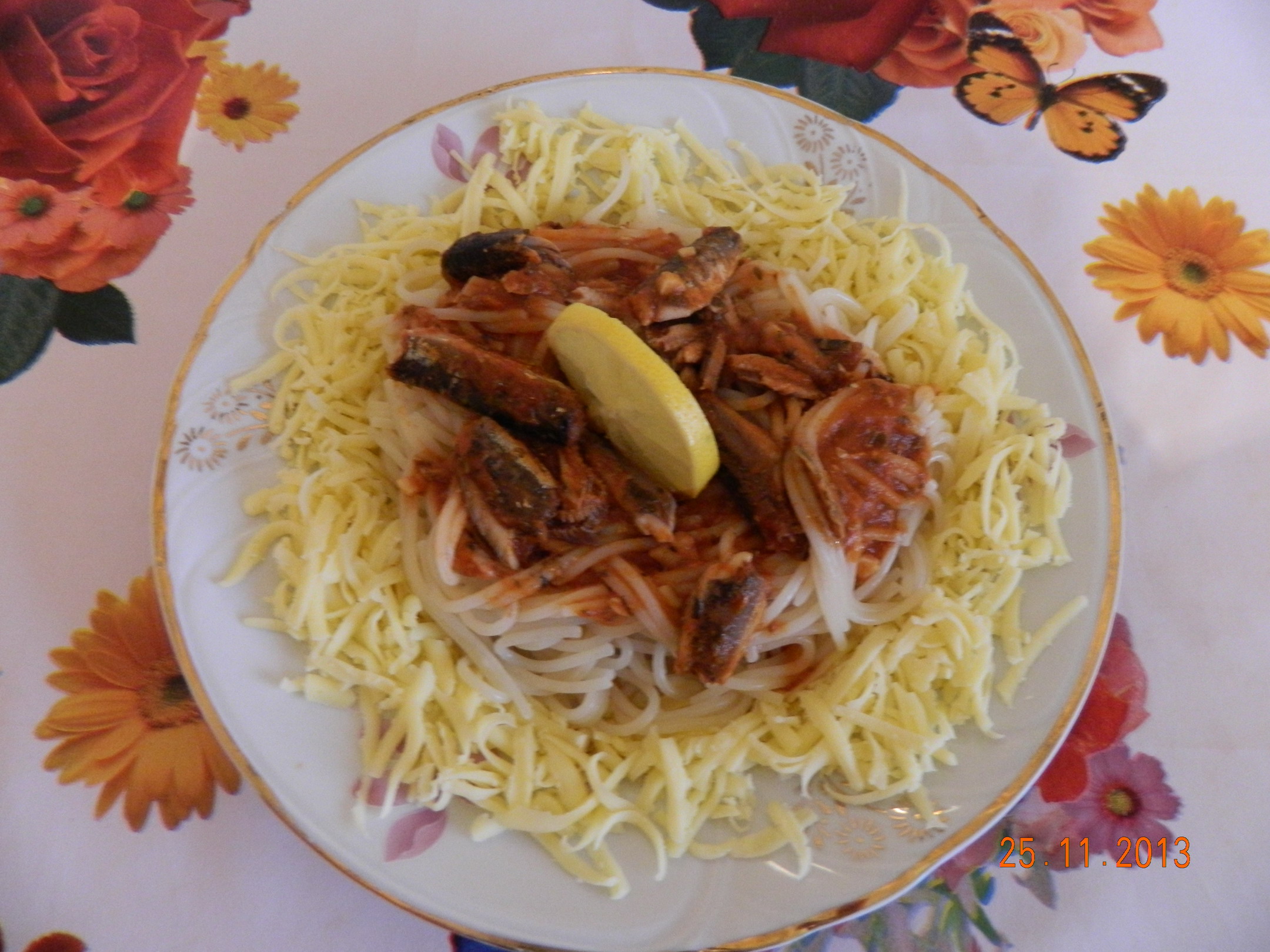 Spaghete cu sardine