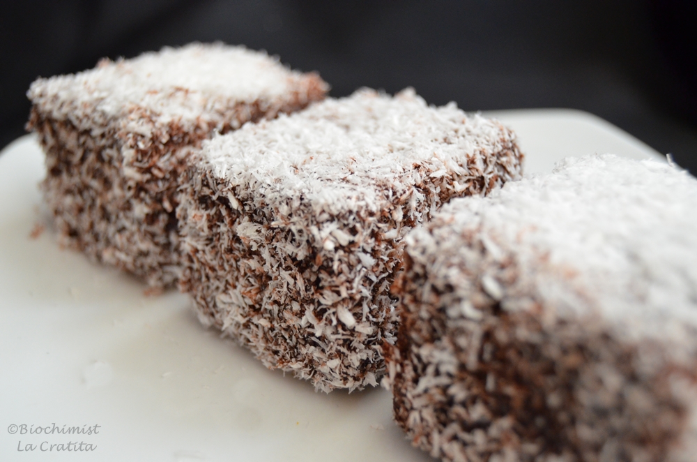 Lamingtons - Prajitura tavalita