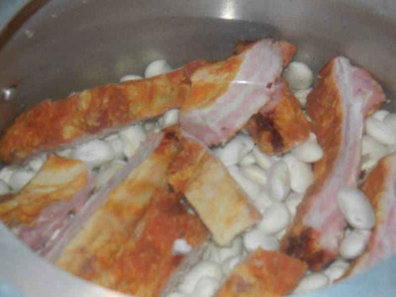 Ciorba de fasole boabe cu leurda