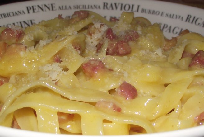 Tagliatelle alla carbonara