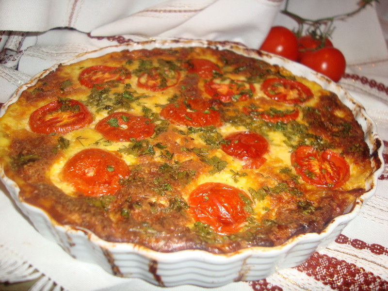 Frittata cu ciuperci