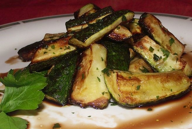 Zucchini prajite