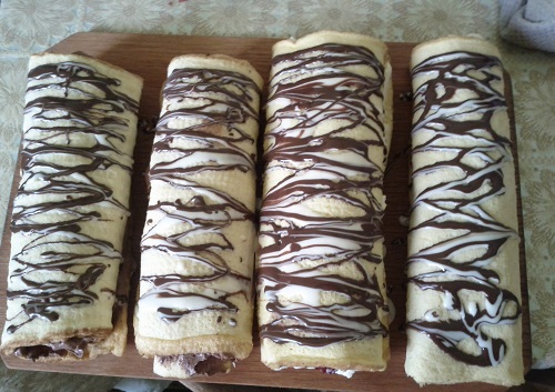 Desert rulada cu crema la rece