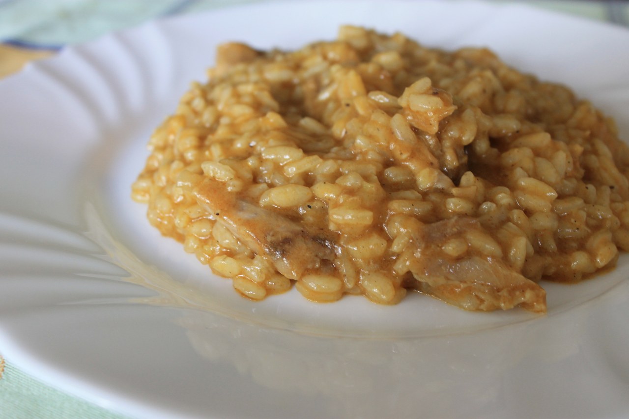 Curry risotto cu pui