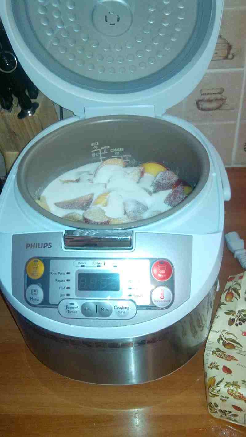 Dulceata de piersici (multicooker)