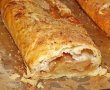 Strudel din aluat de casa, cu mere, pere si caramel-11