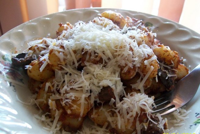 Gnocchi cu ciuperci