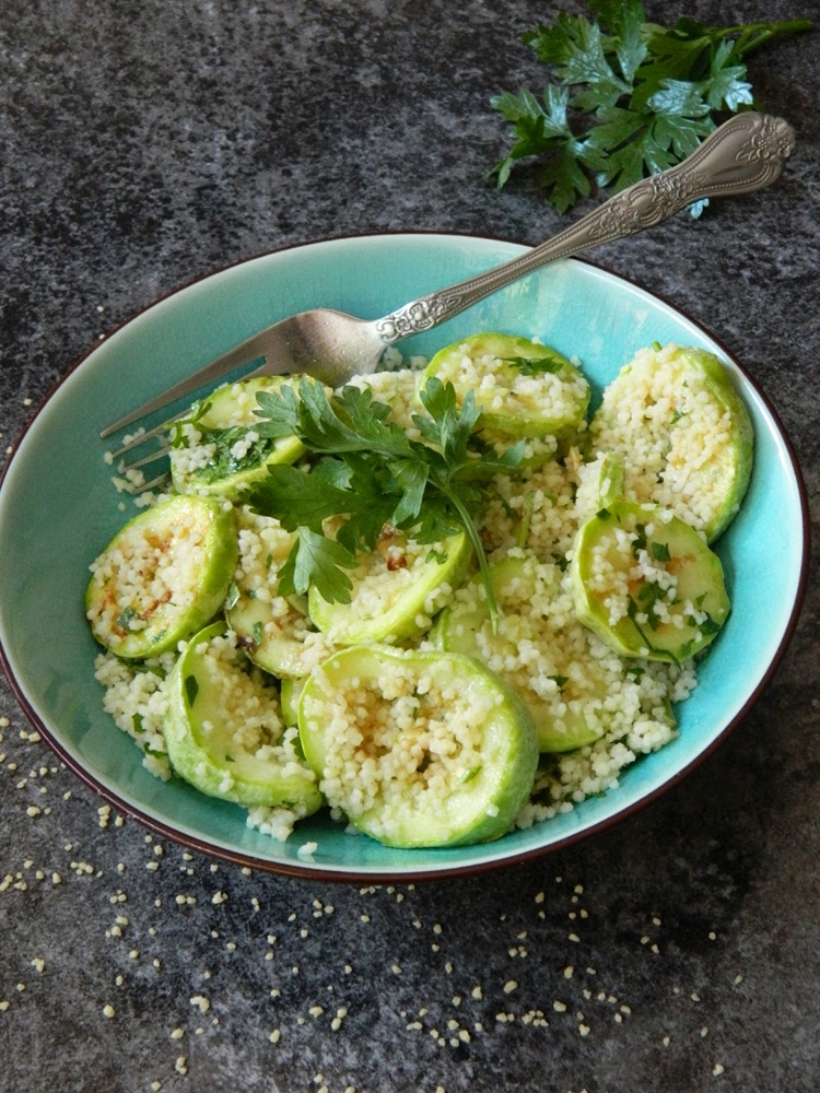 Salata de cuscus cu dovlecei