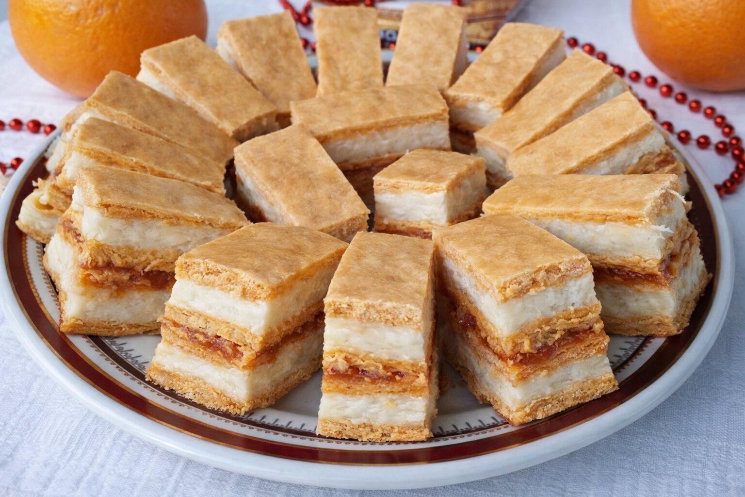 Prajitura cu foi cu bulion (de post)