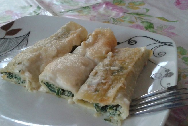 Canelloni cu spanac și ricotta