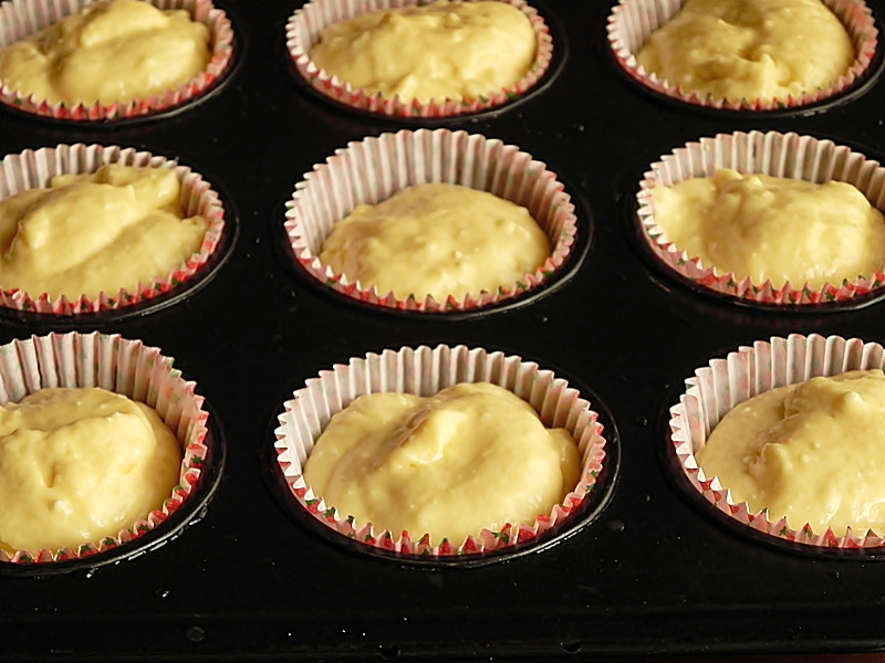 Cupcakes cu crema de mure