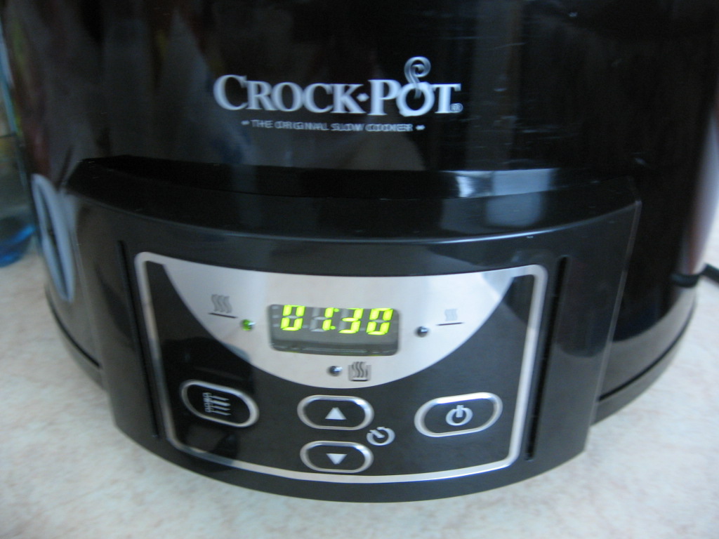 Ciuperci umplute cu legume si piept de pui la slow cooker Crock-Pot