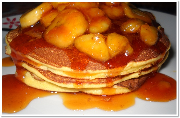 Pancakes cu banane