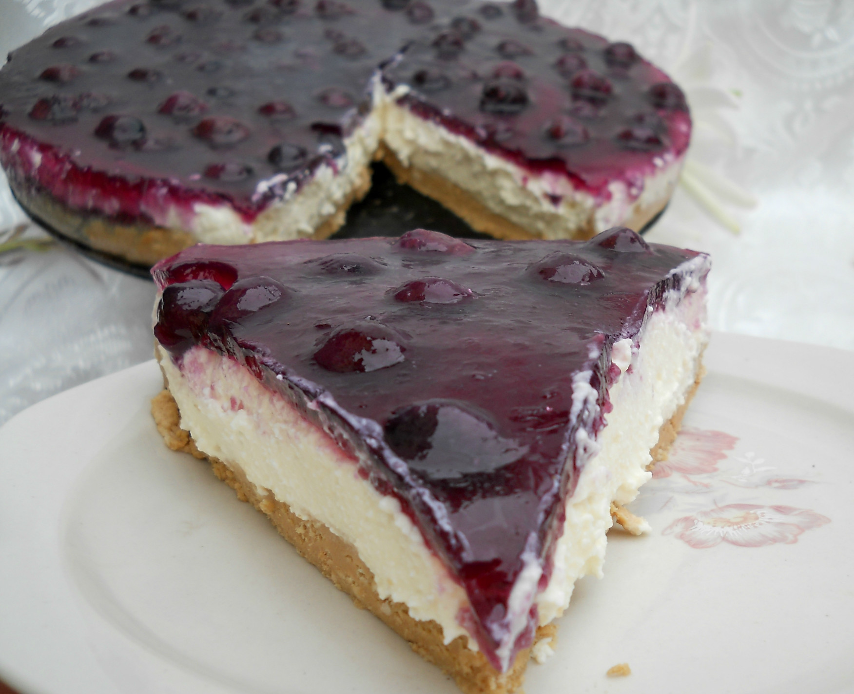 Cheesecake cu jeleu de struguri