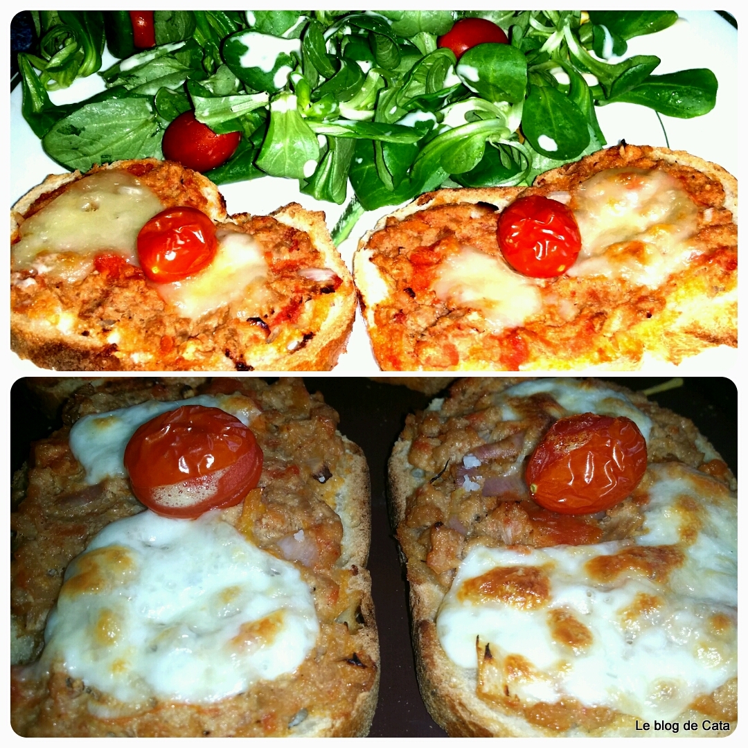 Bruschetta cu ton