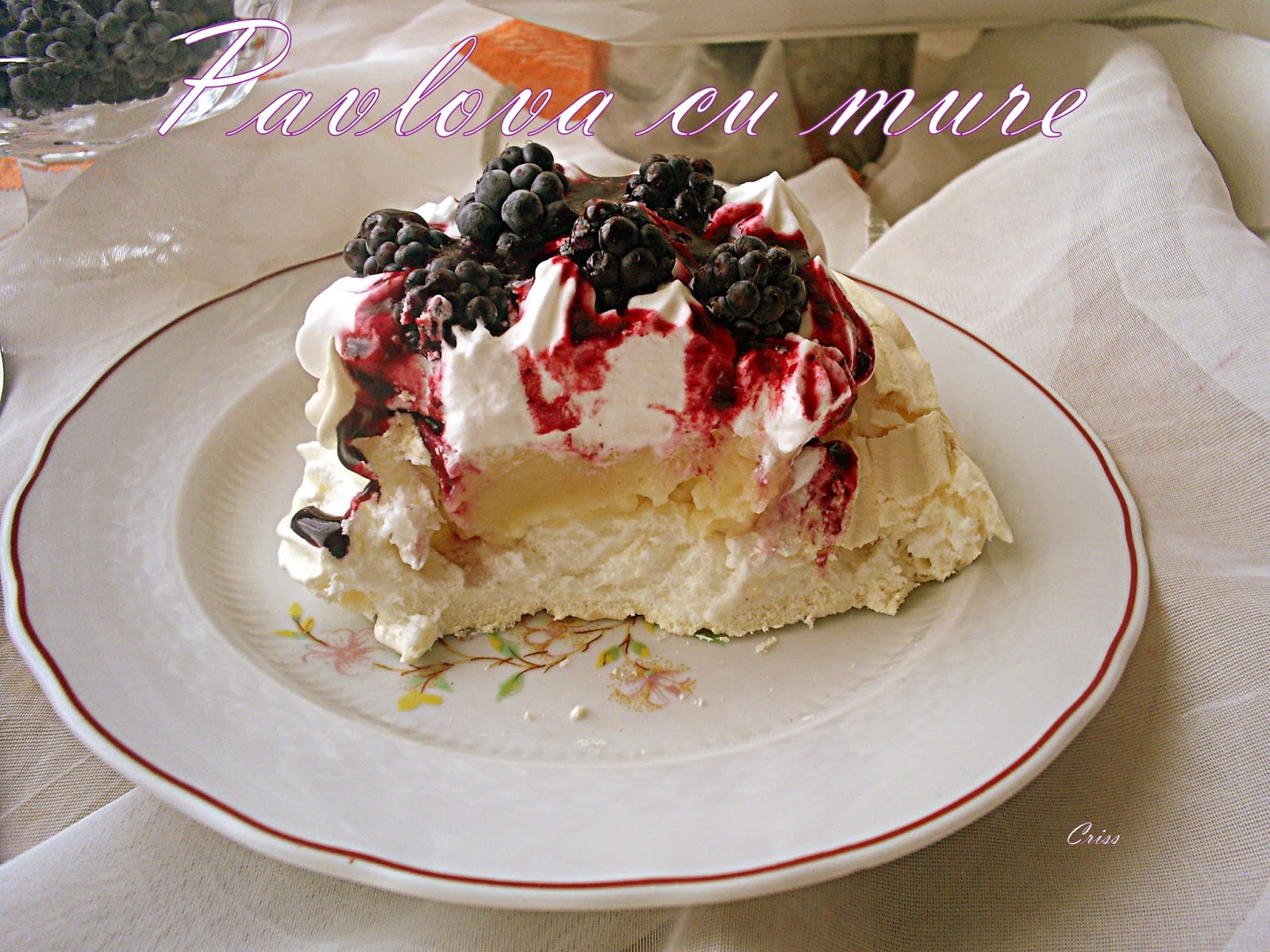 Pavlova cu mure