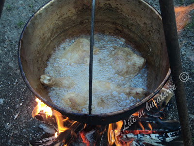 Tocanita de pulpe la ceaun