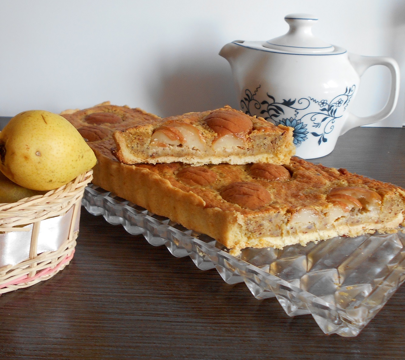 Tarta frangipane cu pere