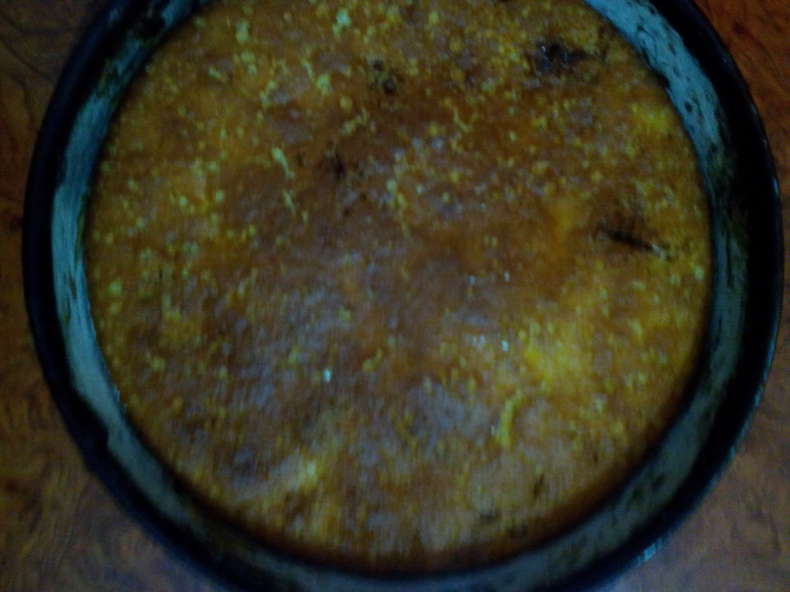 Clafoutis cu mere caramelizate