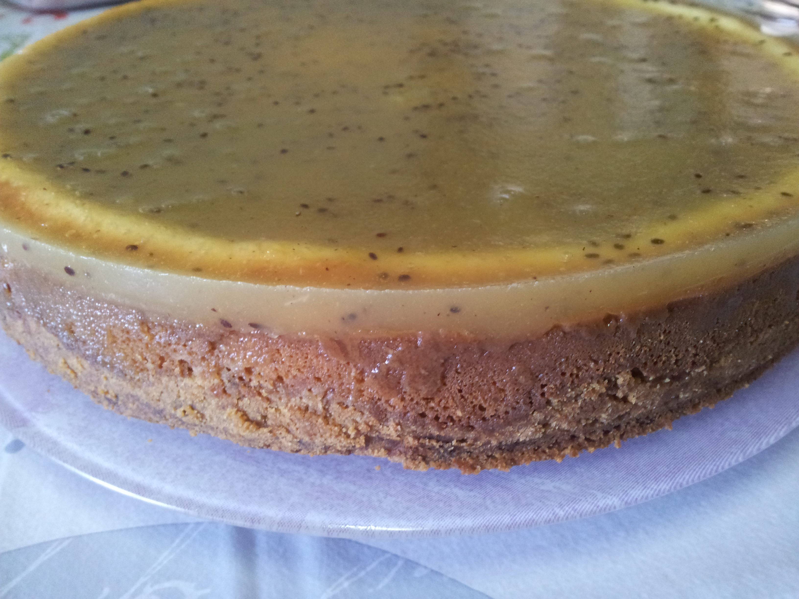 Cheescake cu jeleu de kiwi