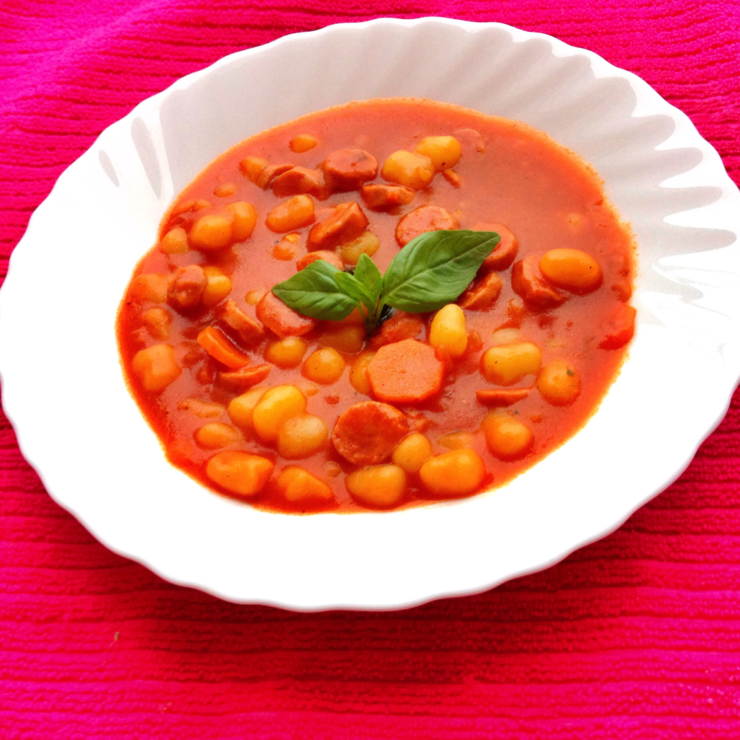 Gnocchi cu carnati de curcan