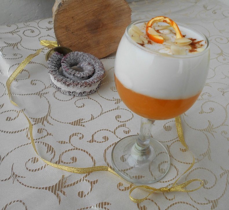 Panna cotta cu portocale 