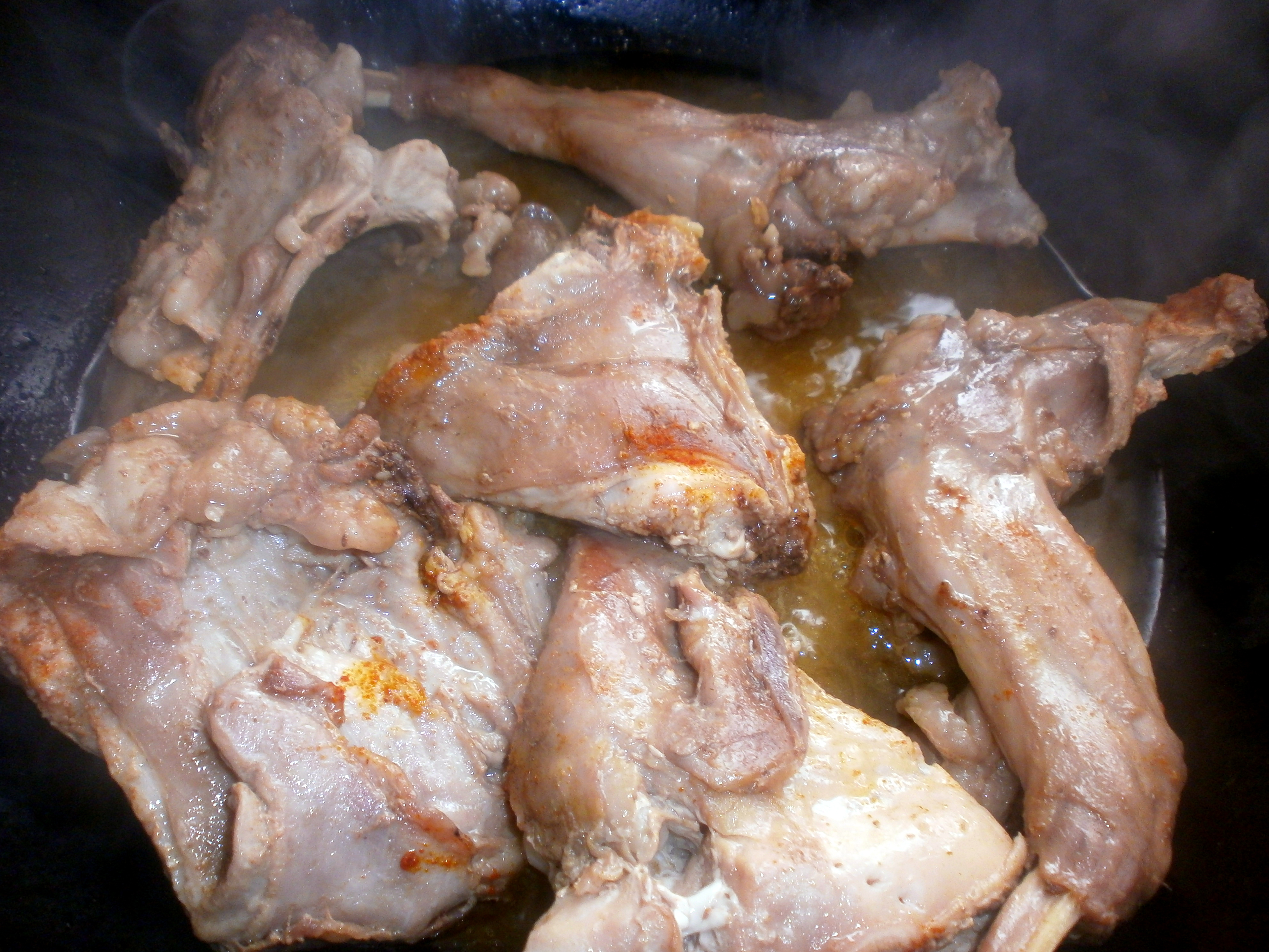 Tocanita de legume cu carne de iepure