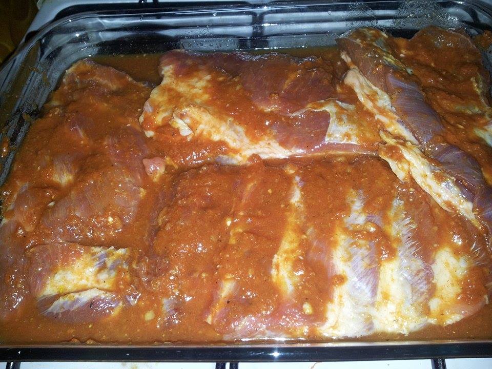 Coaste de porc la cuptor