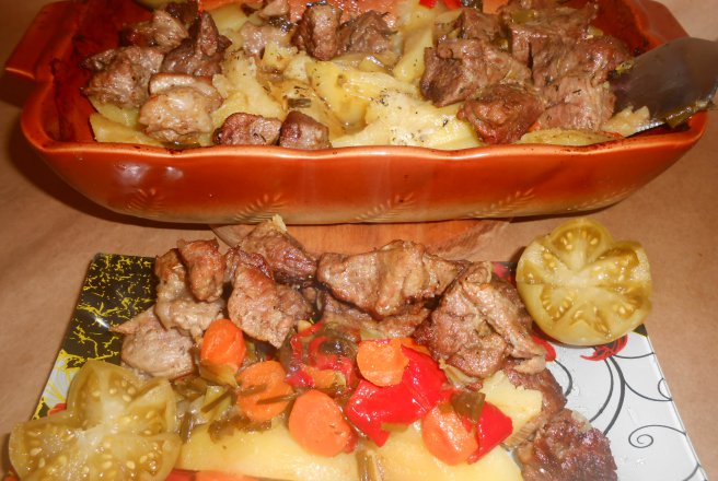 Carne de vitel la cuptor