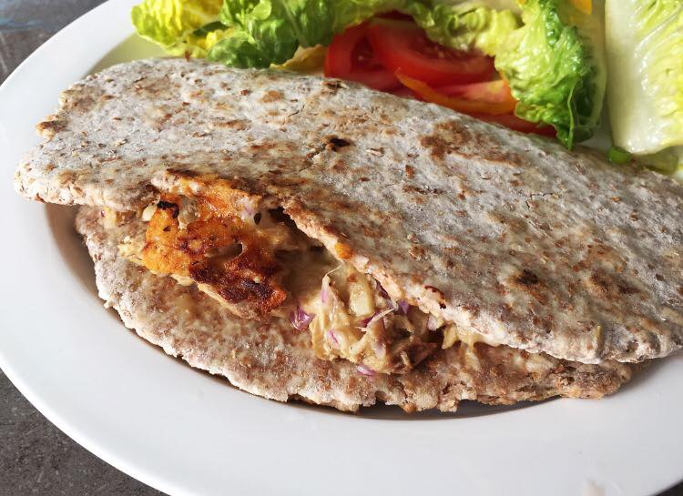 Piadina cu ton si branza Gouda