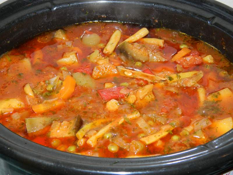 Ghiveci de legume la slow cooker Crock-Pot