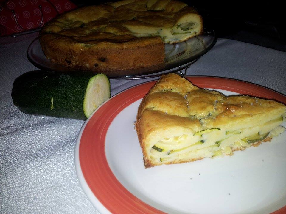 Tarta rustica cu dovlecei