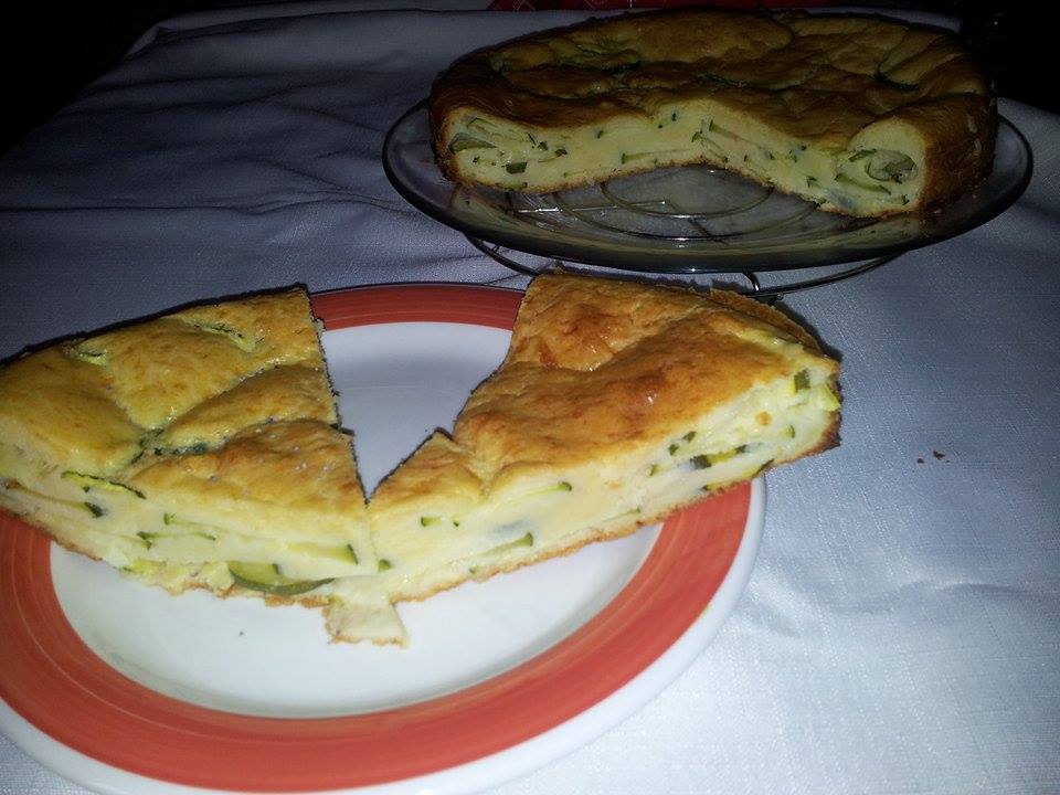 Tarta rustica cu dovlecei