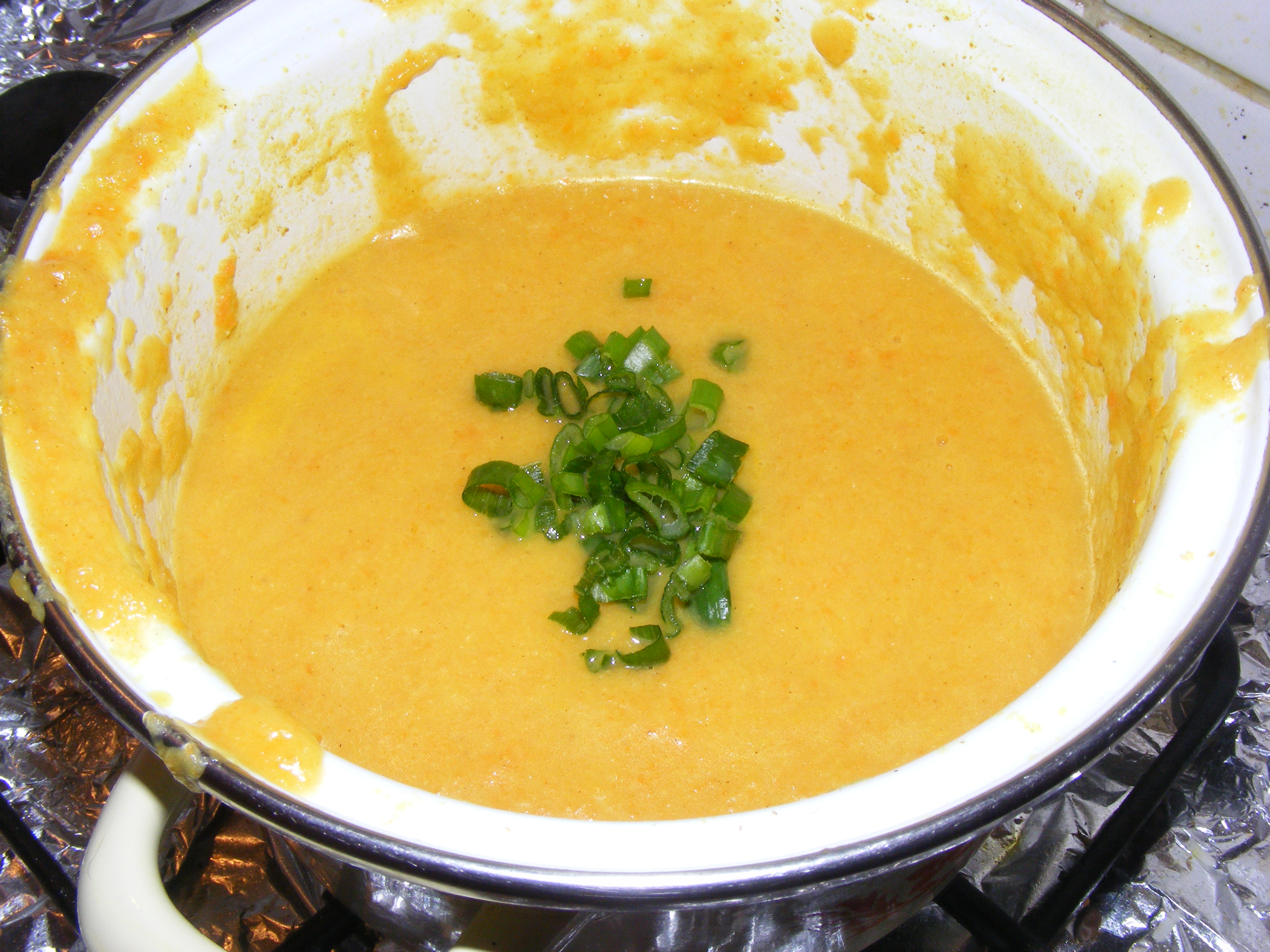 Supa crema de conopida cu curry