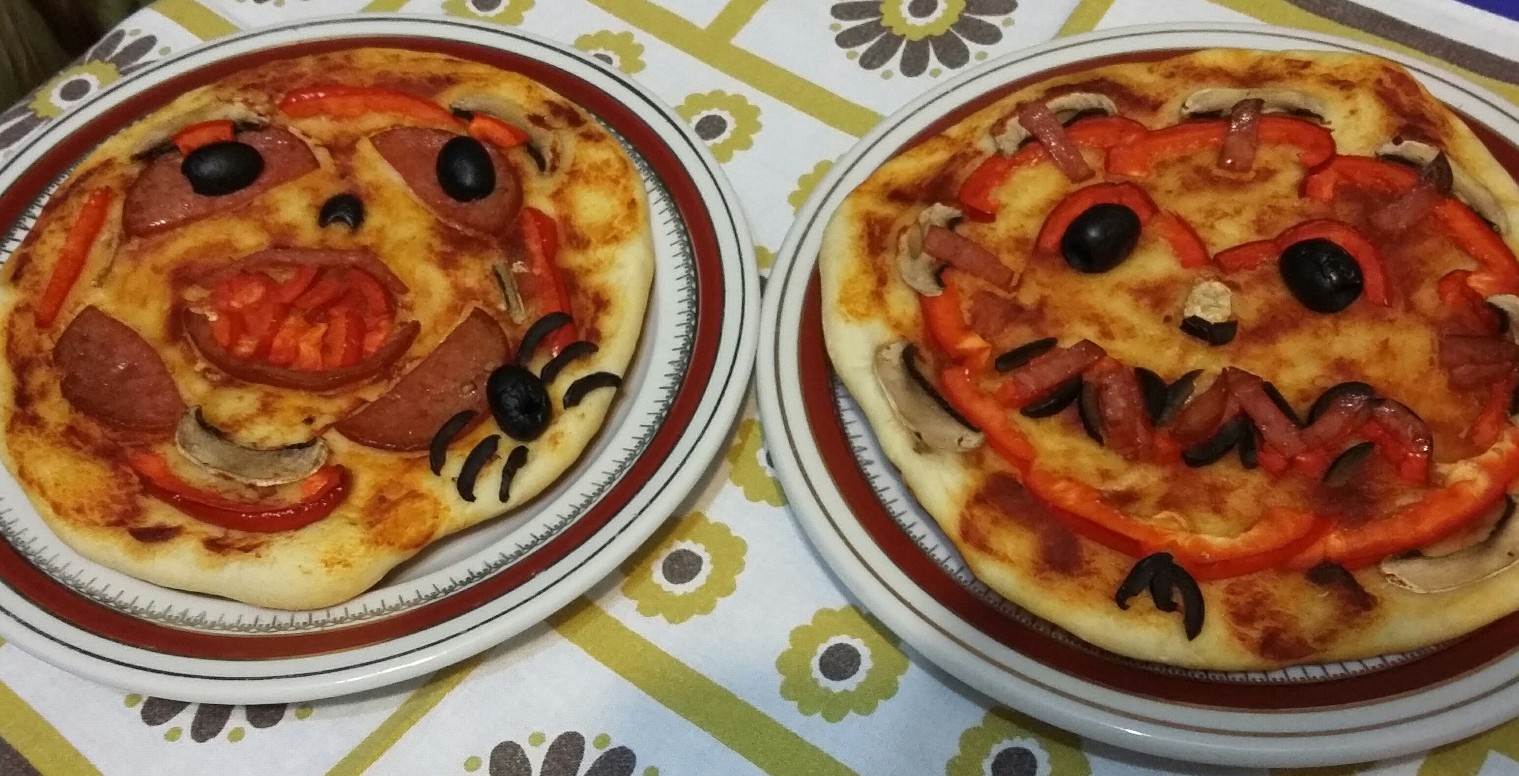 Pizza de Halloween