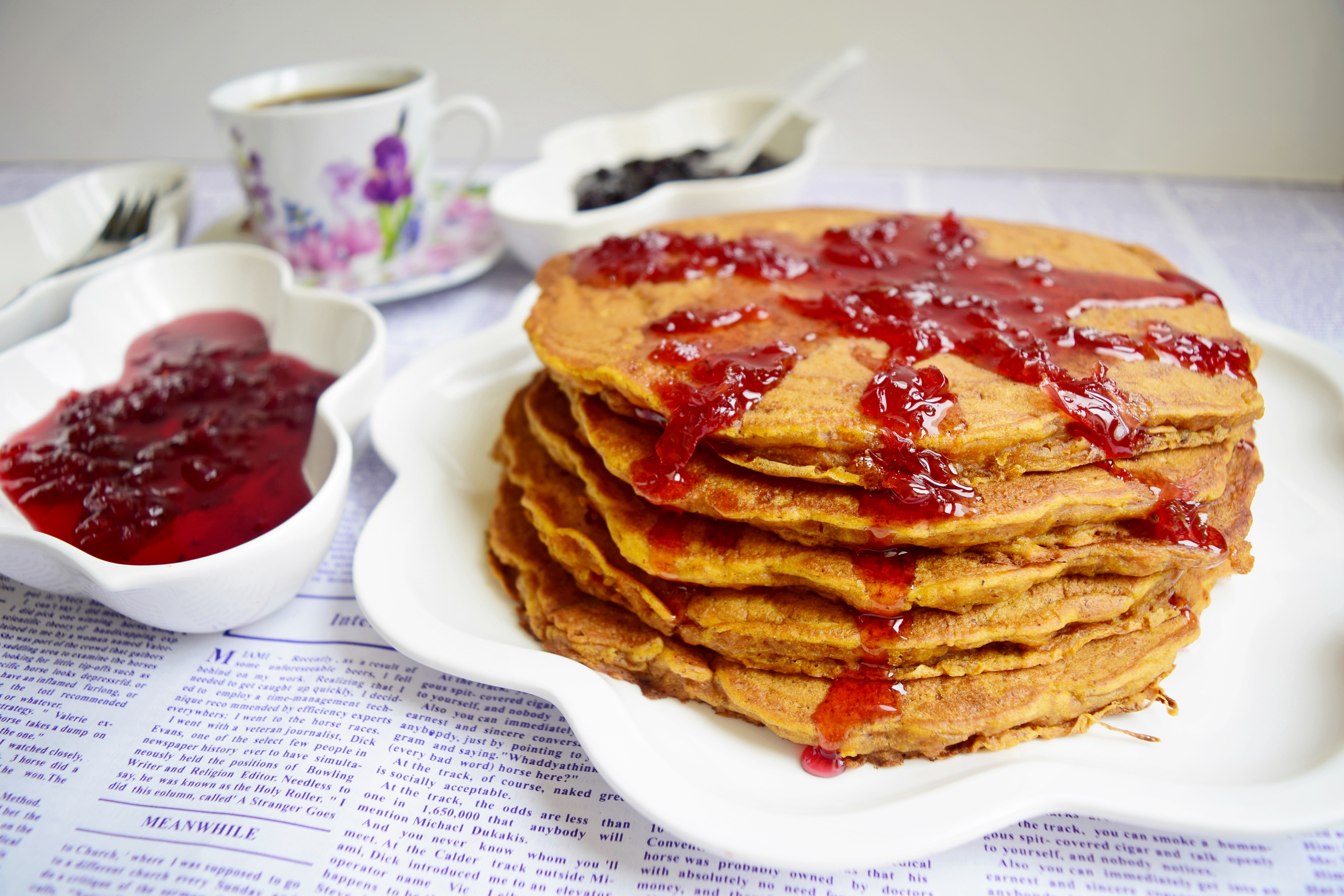 Pancakes cu morcovi si nuci