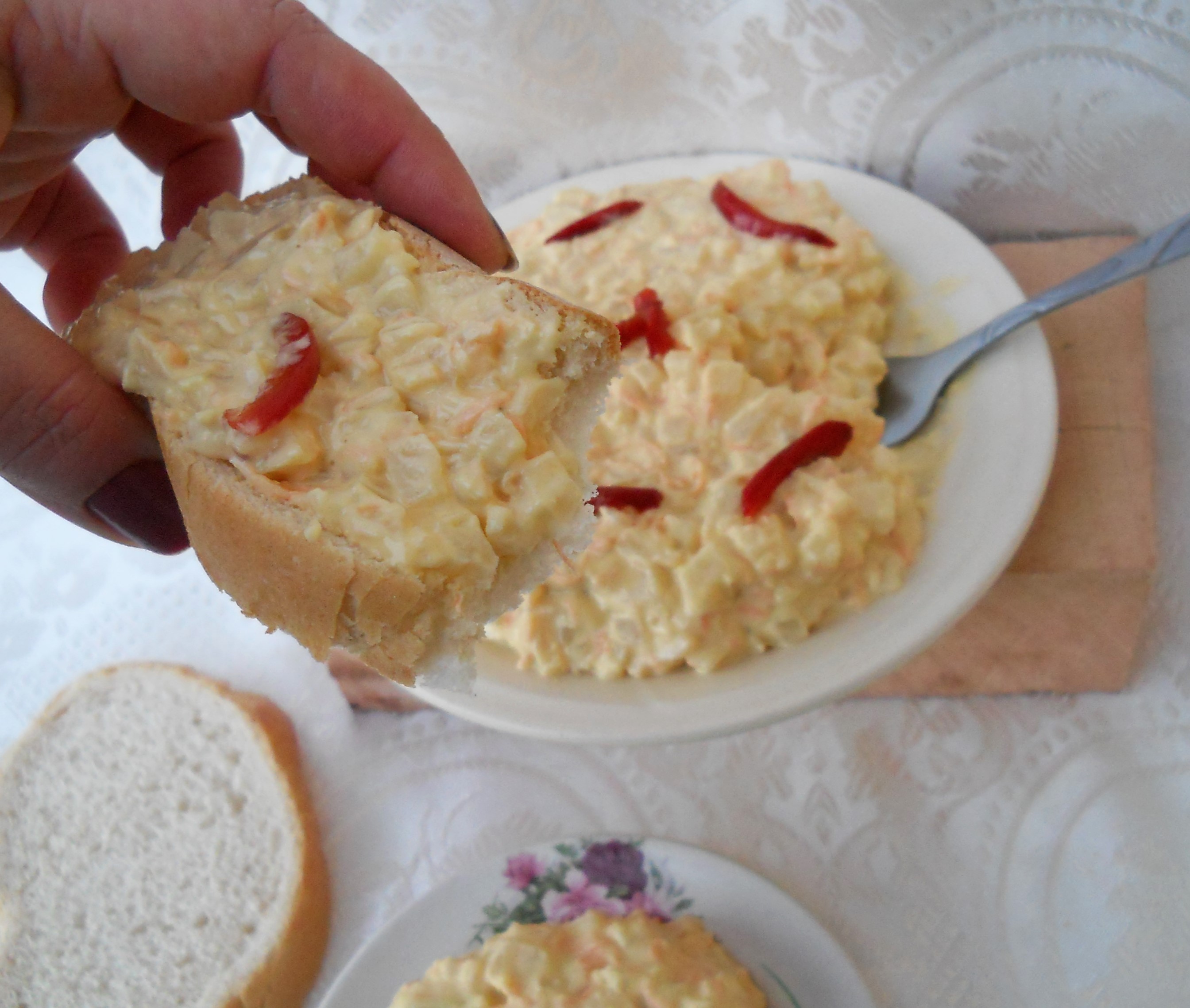 Salata de telina cu maioneza