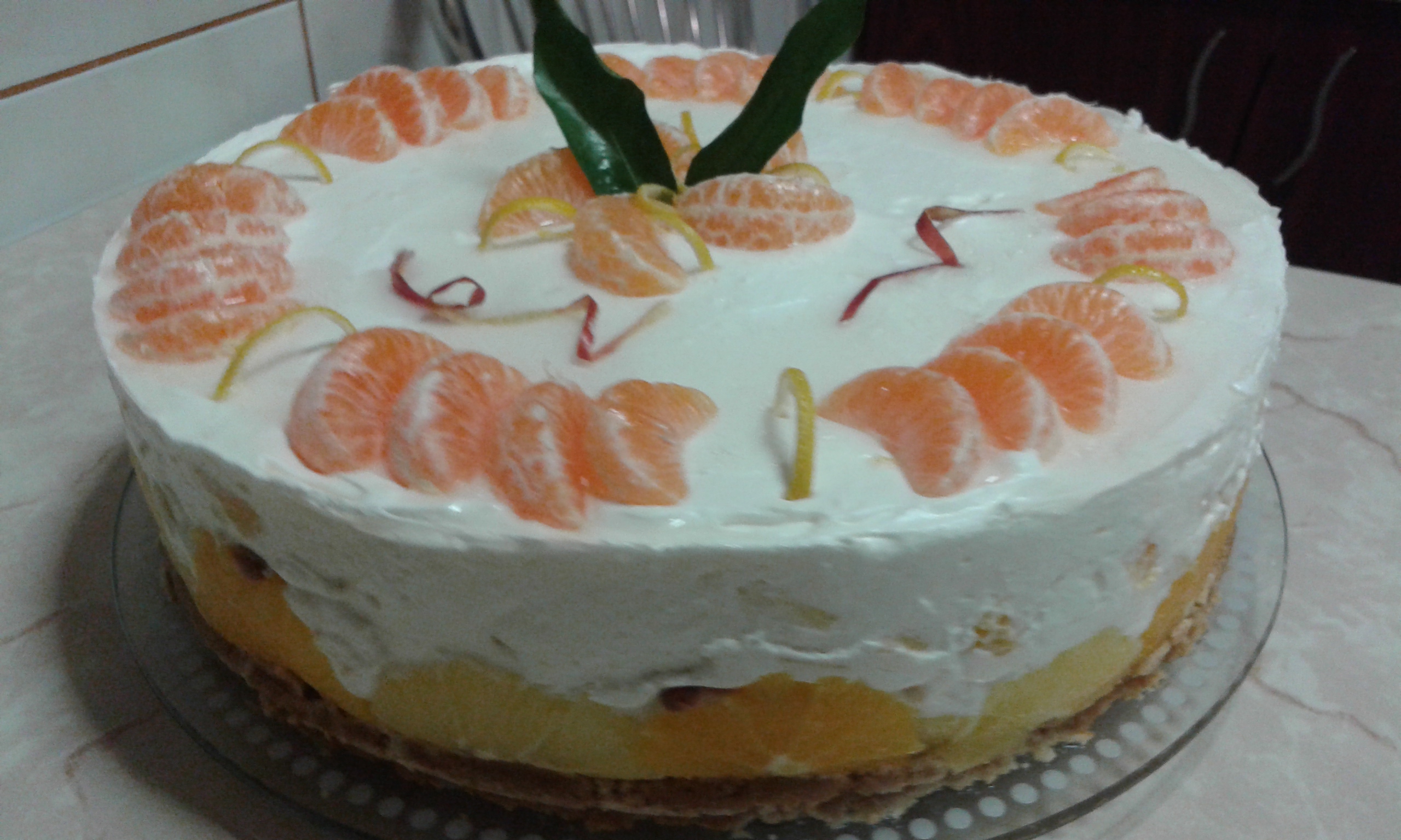 Cheesecake cu clementine