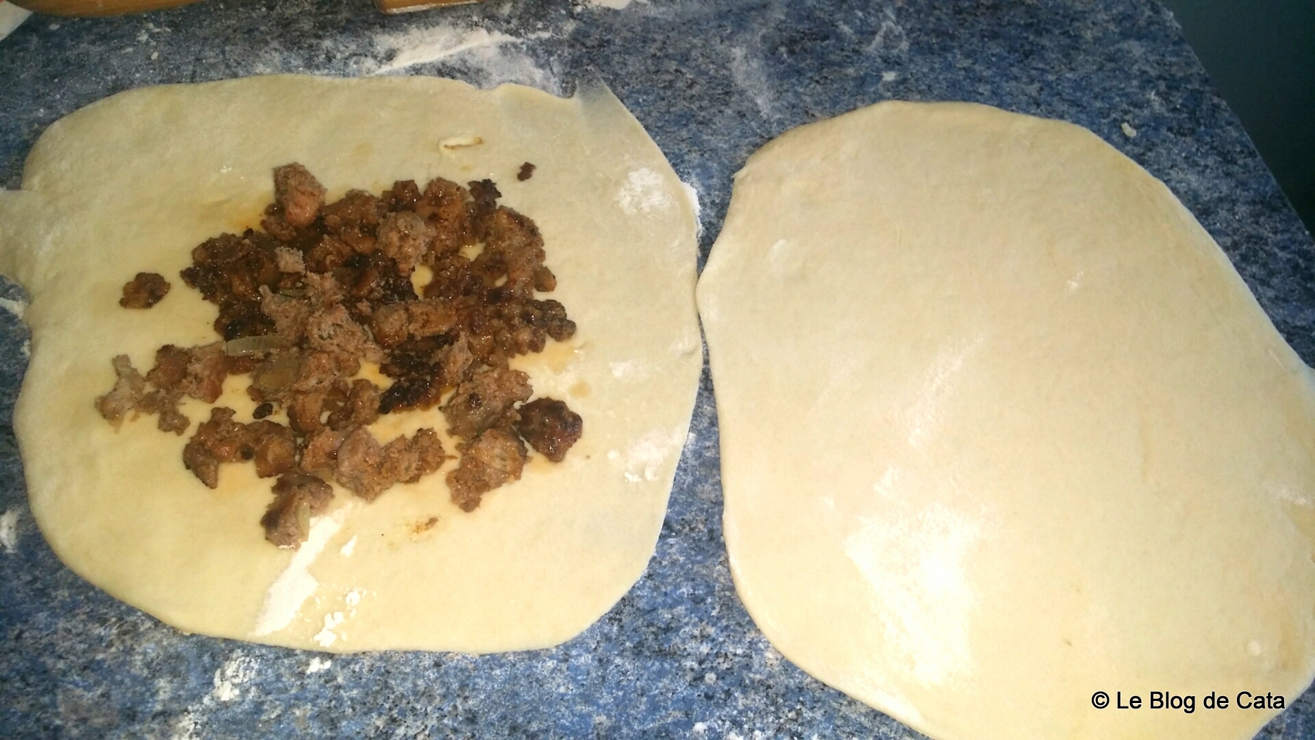 Naans cu carne tocata - Keema naans