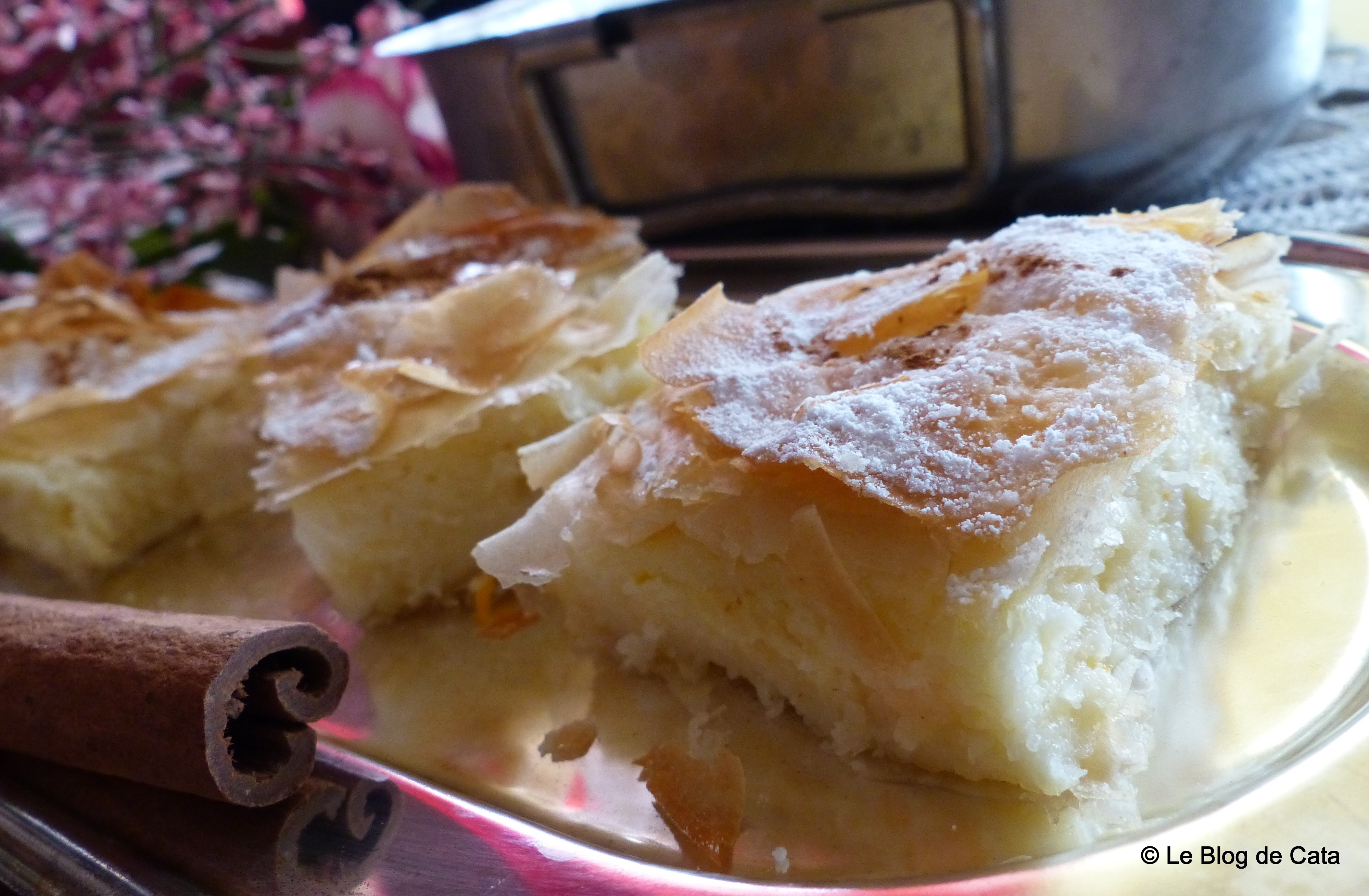 Desert placinta greceasca- Bougatsa