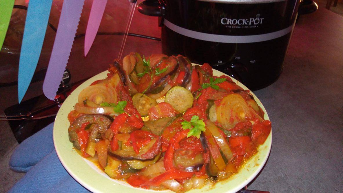 Ratatouille la slow cooker Crock-Pot