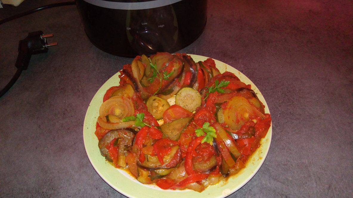 Ratatouille la slow cooker Crock-Pot