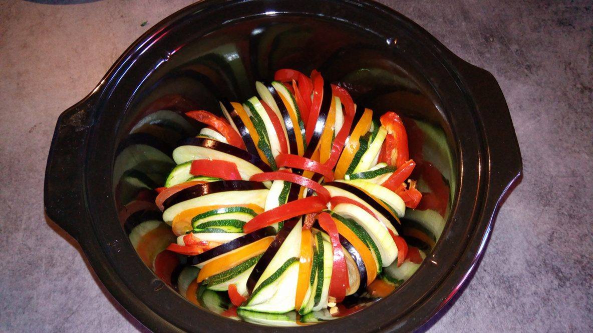 Ratatouille la slow cooker Crock-Pot