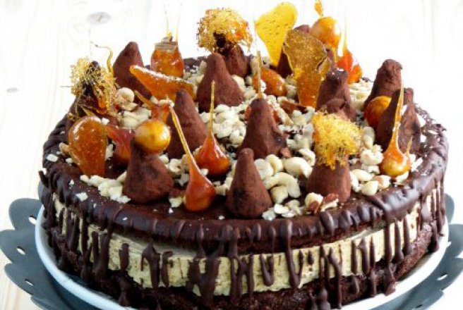 Desert tort pralinat cu trufe