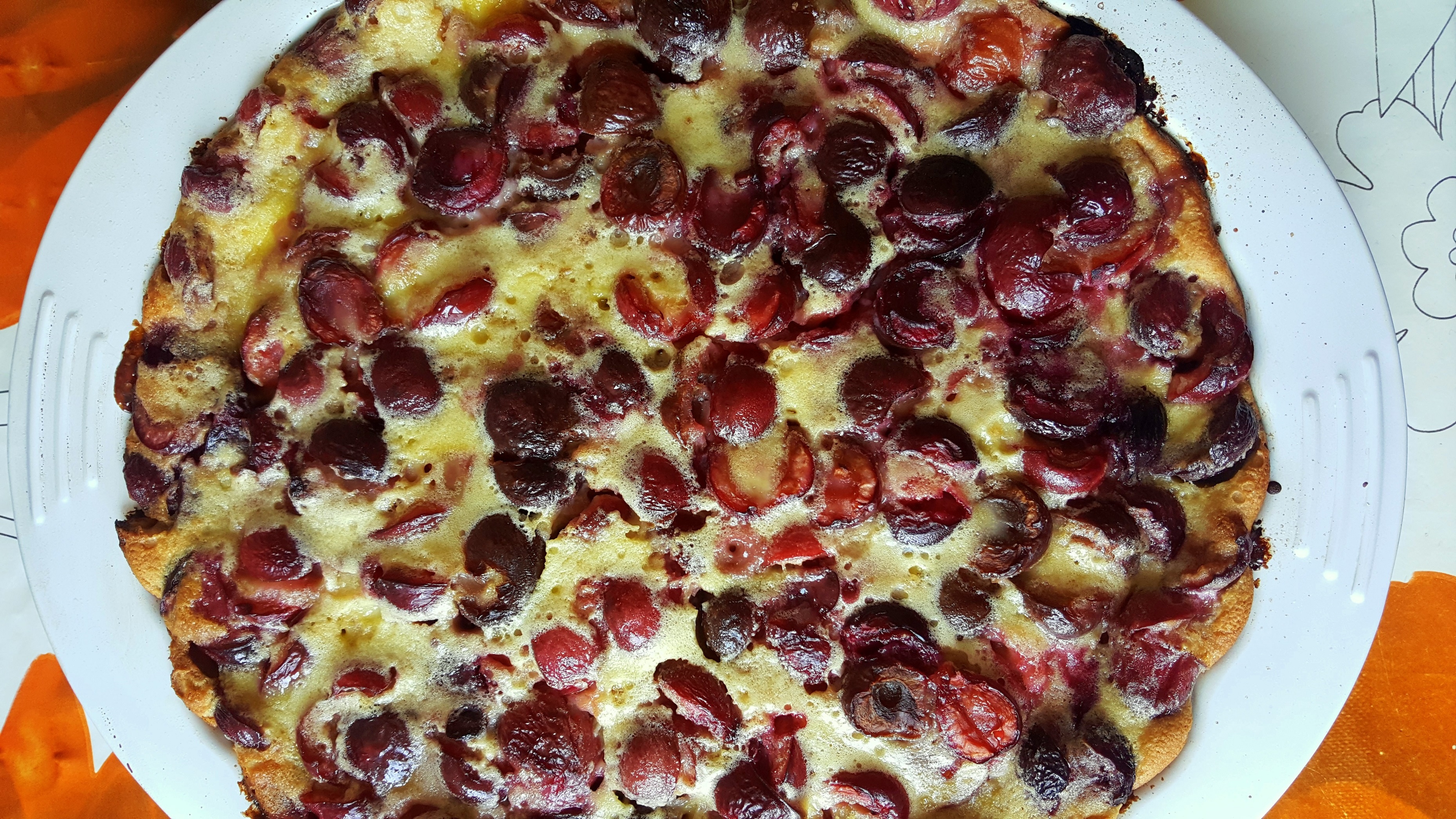 Desert clafoutis cu cirese