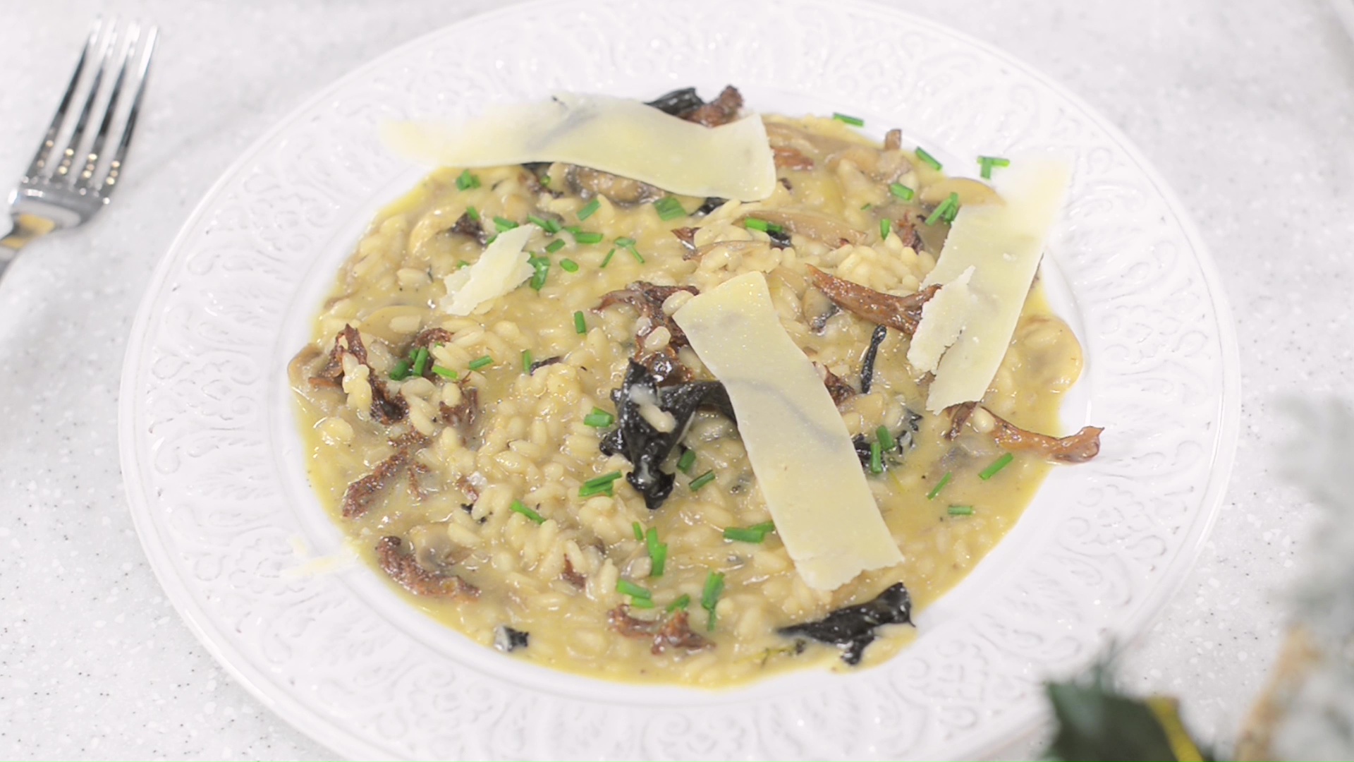 Risotto cu ciuperci si parmezan