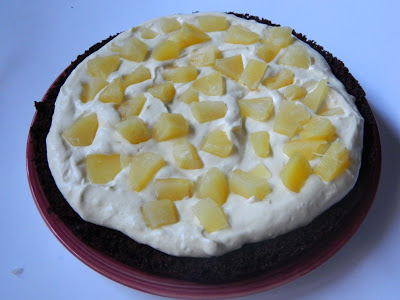 Desert tort cu crema de mango si ananas-Reteta nr 400