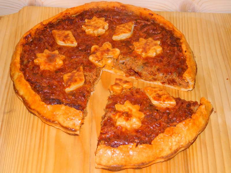 Tarta cu carne tocata