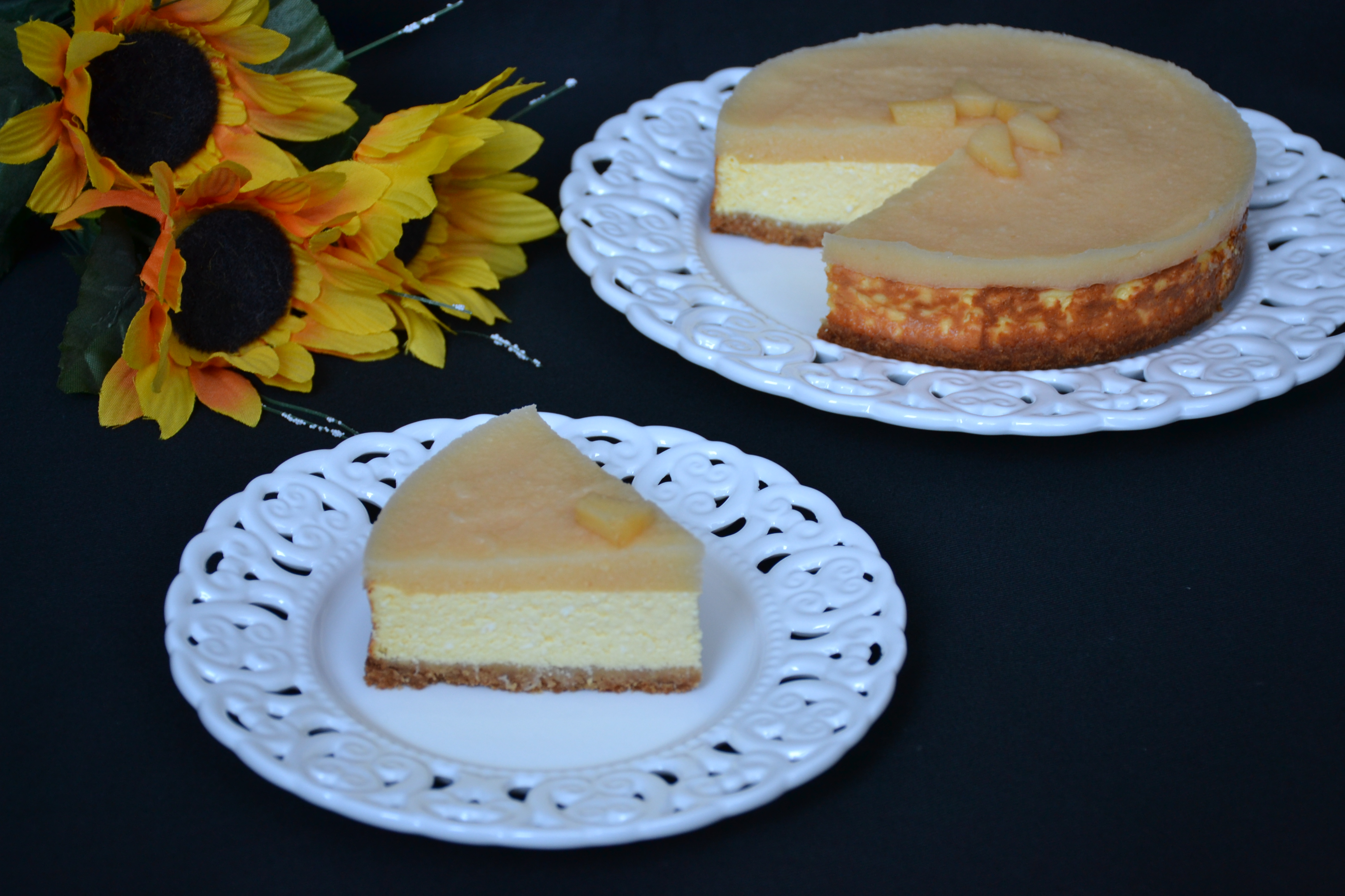 Desert cheesecake cu jeleu de gutui